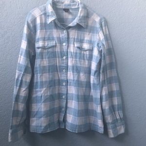 Patagonia Women’s White/Blue Flannel